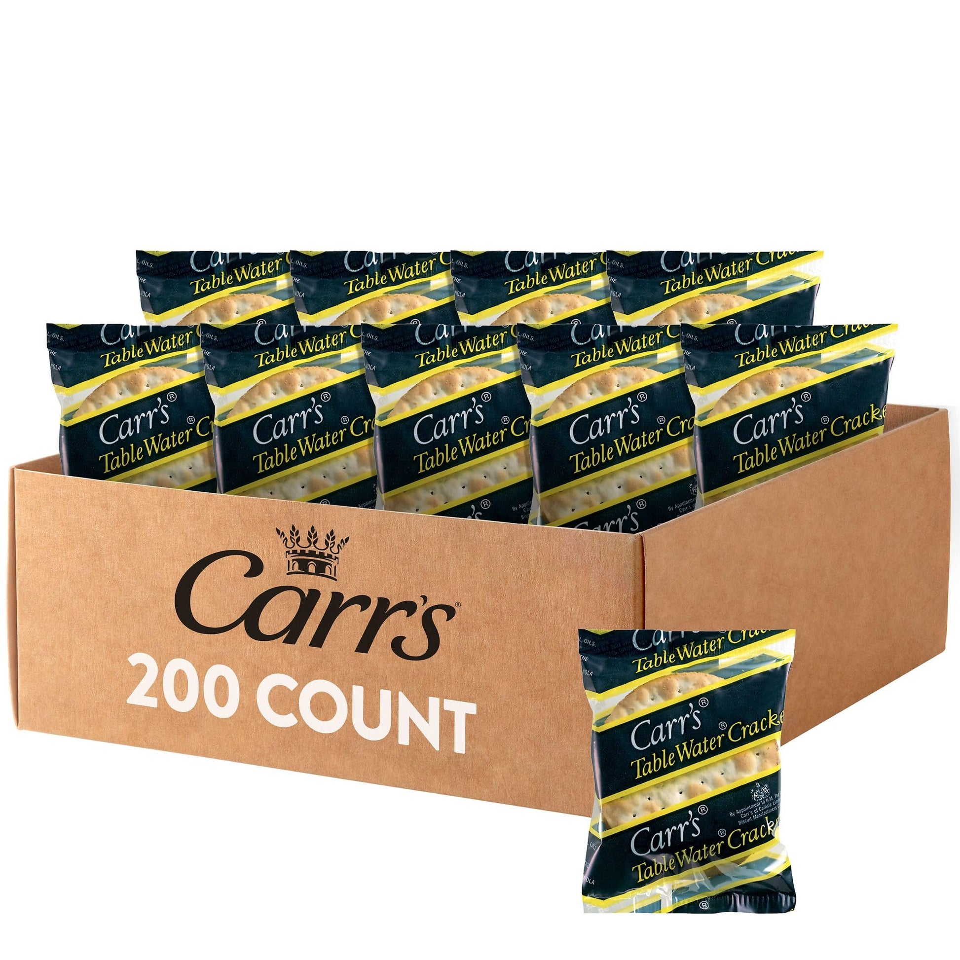 Carrs Table Water Crackers, Original, 81.6 Ounce, 200 Count, Pack of 1