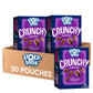 Pop-Tarts Crunchy Poppers Crunchy Filled Snack Pieces, Kids Snacks, On-the-Go, Frosted Brownie Crunch (6 Boxes, 30 Pouches)