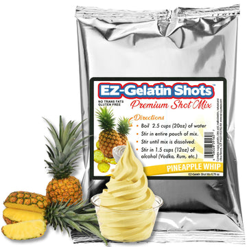 EZ-SQUEEZE Pineapple Whip Jello Shot Mix - Gluten-Free Gelatin Powder - 6.78 oz