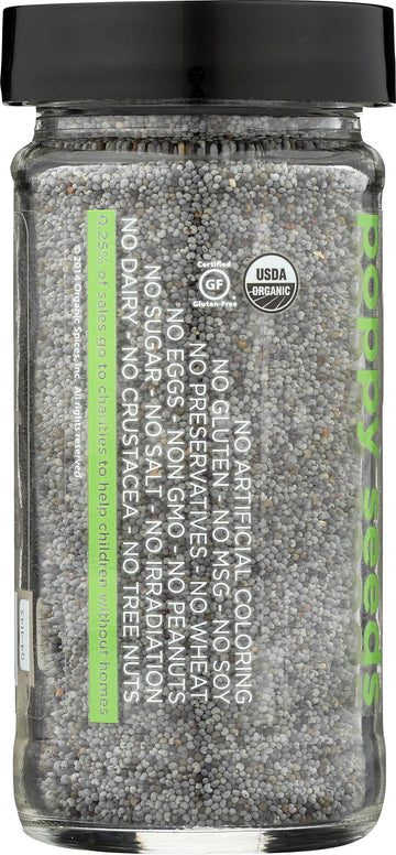 Spicely Organic Jar Poppy Seed, 2.2 Oz