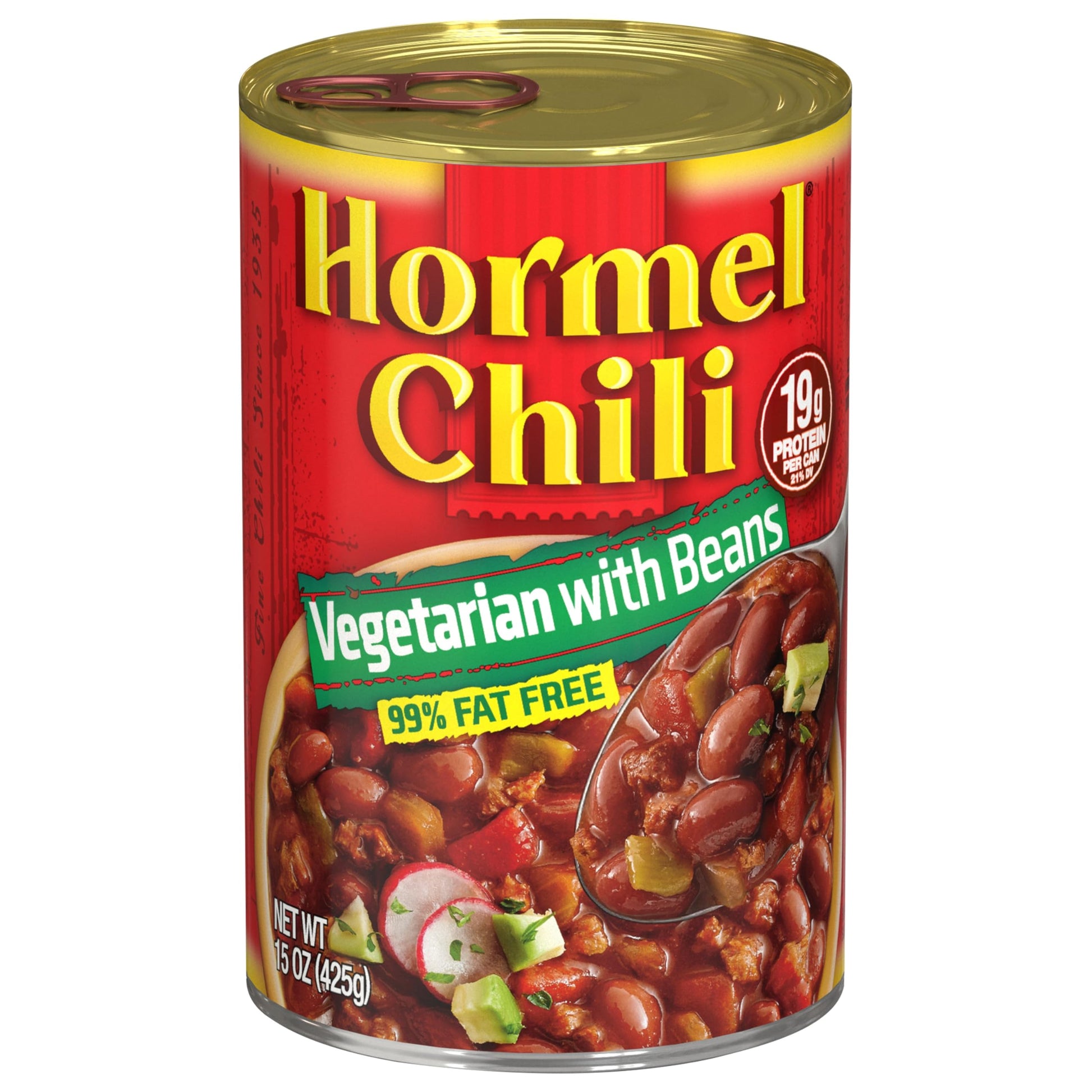 Hormel Vegetarian Chili with Beans, 15-Ounce Pack of 12, Model 27308