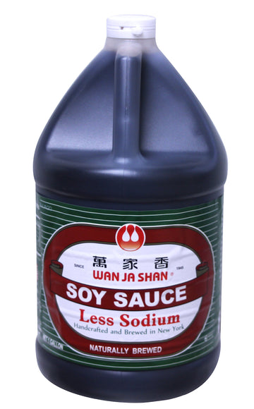 Wan Ja Shan Less sodium soy sauce 1 Gallon
