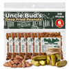 Jerky-n-Spice Uncle Buds Dill Pickle Deep Fried Peanuts - 6-Pack, High-Protein Snack, Salted, Made in the USA, 7x7x7 inches