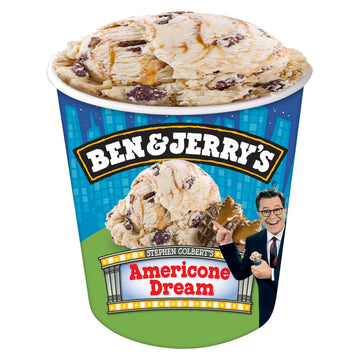 Ben & Jerrys Americone Dream Vanilla Ice Cream Pint Non-GMO 16 oz