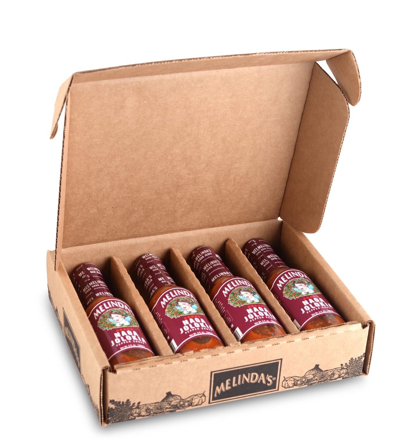 Melindas Naga Jolokia Pepper Hot Sauce - Gourmet Naga Jolokia Hot Sauce Perfect for Adding Serious Fire to Any Meal - Fruity & B