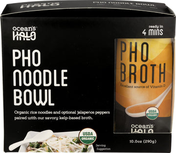 Oceans Halo Organic Pho Noodle Bowl, 10 Oz