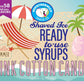Hypothermias Pink Cotton Candy Ready To Use Gallon (128 Fl. Oz) Hawaiian Snow Cone Flavors Syrup - Shaved Ice, 100% Pure Cane Su