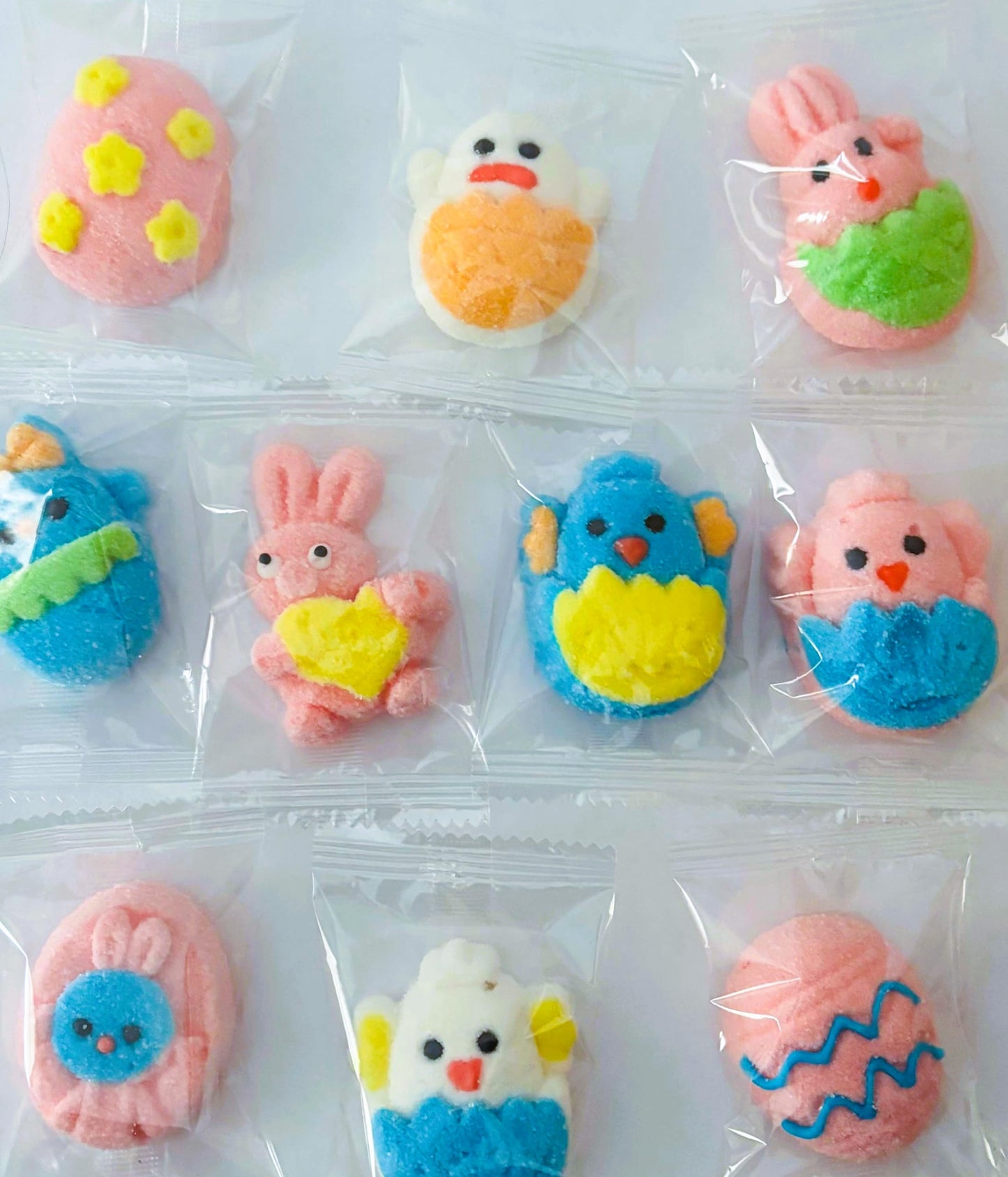 Easter Marshmallow Gummies 10 Different Design,4.5 Oz, Individually Wrapped Gummies In Bag, Gluten Free, Diary Free, Perfect For