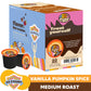 Crazy Cups Flavored Coffee Pods, Vanilla Pumpkin Spice Coffee, Single Serve Coffee For Keurig K Cups Machines, Hot Or Iced Coffe