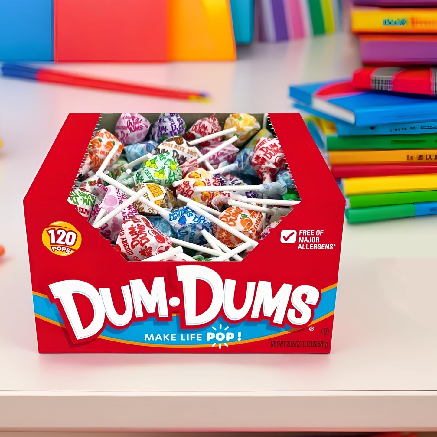 Dum Dums Original Candy Mix Variety Pack - All-Time Classic Flavors, Lollipops Individually Wrapped In Bulk Candy Bag, Assorted