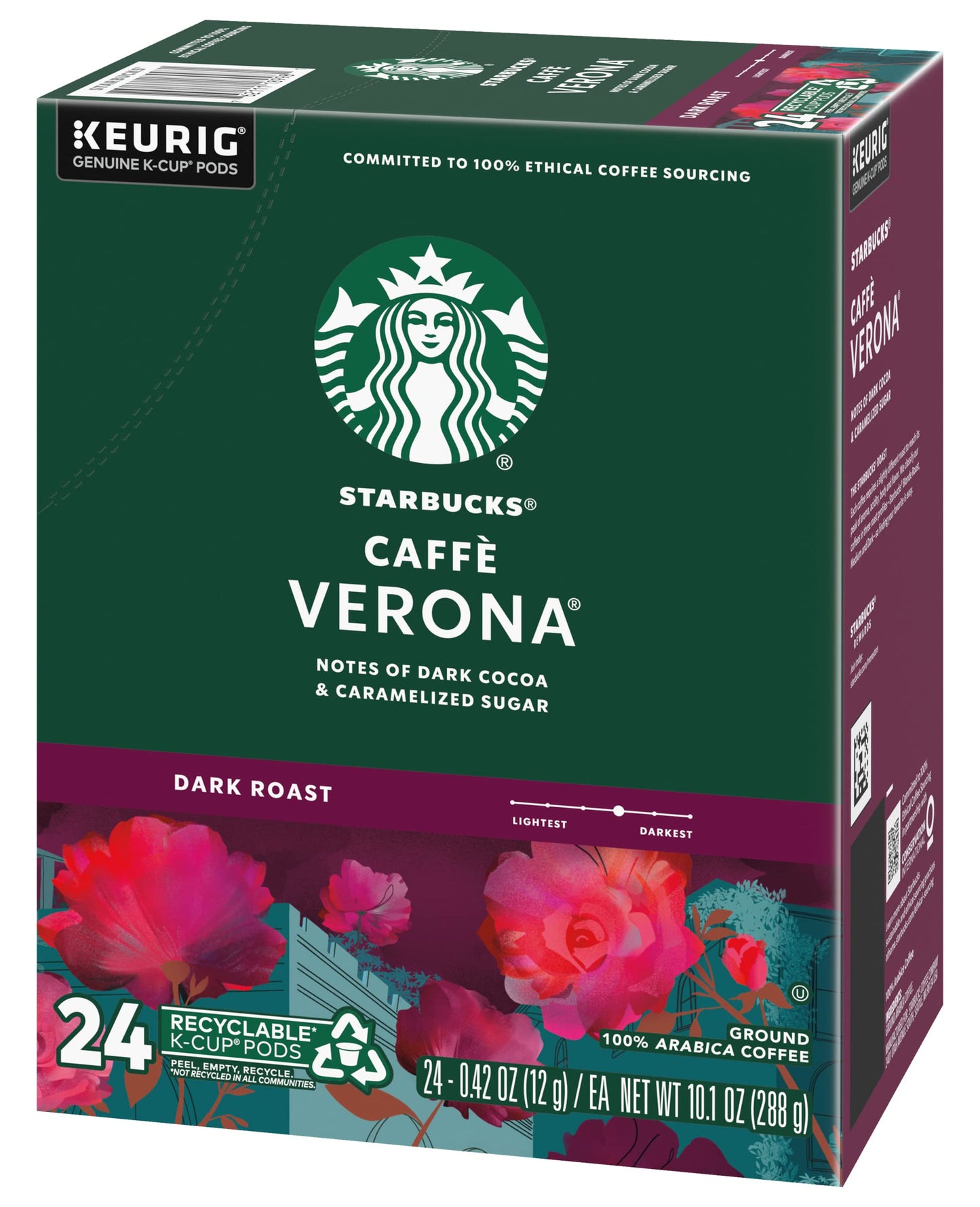 Starbucks Caffe Verona Keurig K-Cups, 72 Count