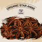 52USA Organic Star Anise, 16 Ounce (Pack of 1), NON-GMO Verified Chinese Star Anise Whole, Dried Star Anise Pods for Tea and bak