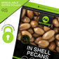 Raw Hard Shell Pecans, Superior To Organic (32Oz - 2 Lb) Bulk Nuts Packed Fresh In Resealable Bag - Healthy Protein Food Snack,