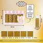 Confect Gold Sprinkles | Sprinkles for Cakes & Cupcakes Decoration | Birthday Sprinkles | Assorted Pack of 5 Golden Glam Gold Sp