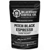 Blackout Coffee, Pitch Black Espresso Extra Dark Roast Coffee, European-Style Espresso Coffee, Aromatic, Small Batch Fresh Roast