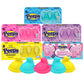 Needzo Peeps Marshmallow Easter Candy Variety, Sugar Coated Fluffy Marshmallows in Assorted Colors, Cute Dessert Toppers, 5 Coun