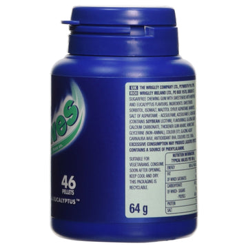 Wrigley'S Airwaves Menthol And Eucalyptus Bottle, 64 G