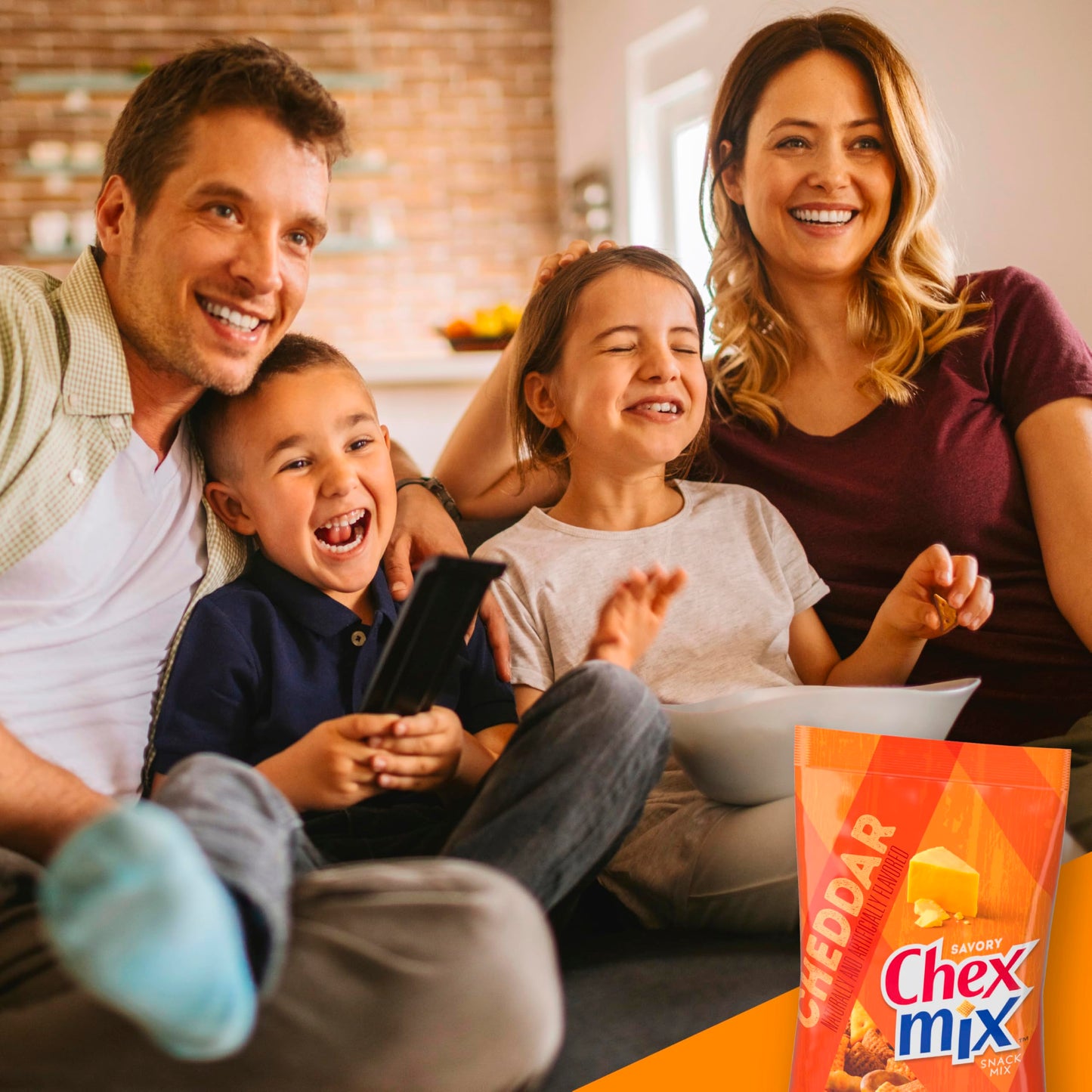 Chex Cheddar Flavor Snack Mix, 1.75-Ounce Single Serve Bags (Pack of 60)