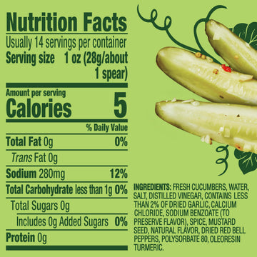 Claussen Kosher Dill Pickle Spears, 24 fl. oz. Jar