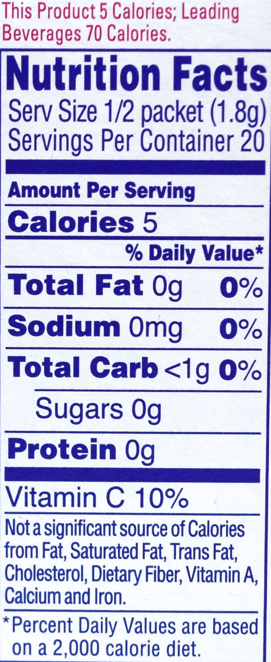 Crystal Light® On The Go Natural Cherry Pomegranate (Box Of 10)