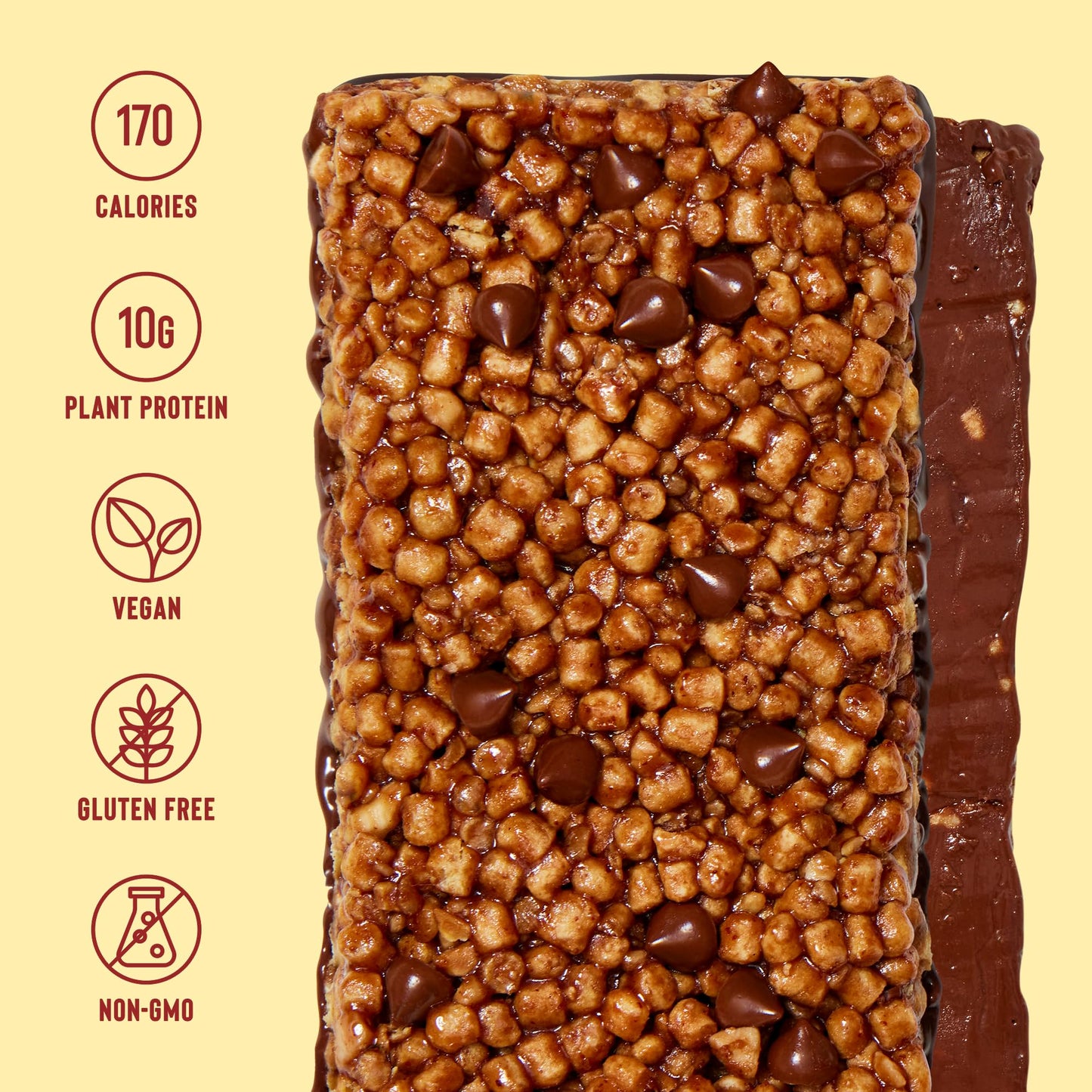 Mezcla Vegan Protein Bars, Gluten Free Snack Made With Dark Chocolate, Pea Protein, Almonds And Other Premium Ingredients, Healt