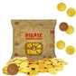 Fruidles Pirate Belgian Milk Chocolate Coins, Kosher Certified, Non-GMO, Pack of 25