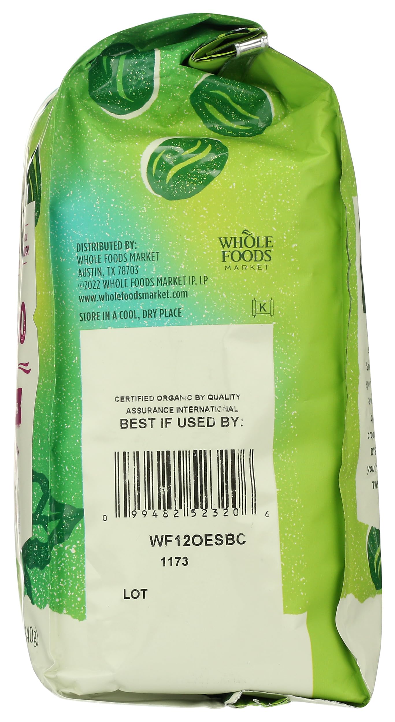 Whole Foods Market Organic Espresso Bel Canto Coffee, Medium-Light Roast, 12 Ounce