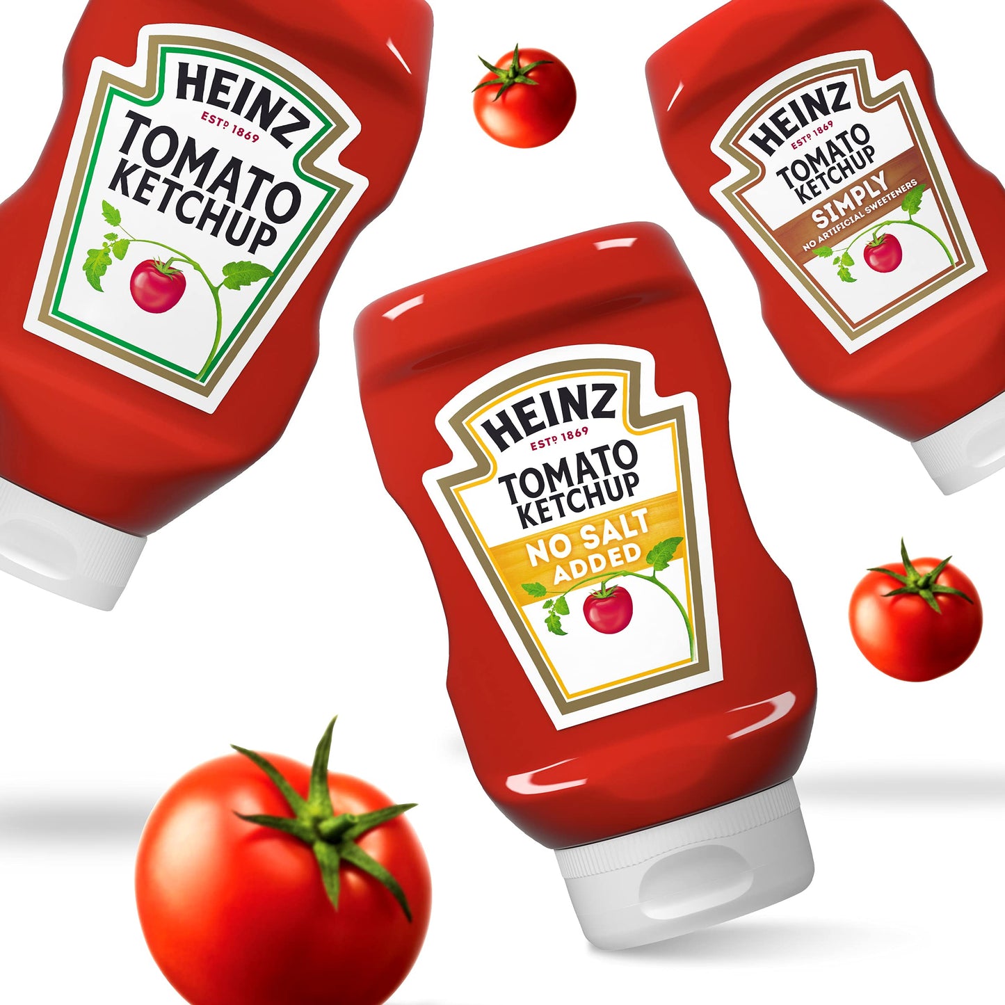 Heinz Tomato Ketchup with No Salt Added, 14 Ounce (Pack of 6)
