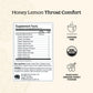 Yogi Tea Honey Lemon Throat Comfort, Caffeine Free, 64 Organic Herbal Tea Bags, 16 Count (Pack of 4)