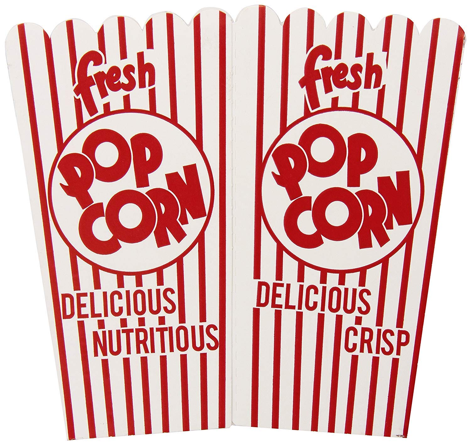 44E Open Top Popcorn Boxes ( Pack Of 25Ct)