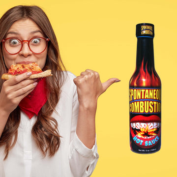 SPONTANEOUS COMBUSTION Hot Sauce - Habanero, 5 oz, Model SC201, Gourmet Gift