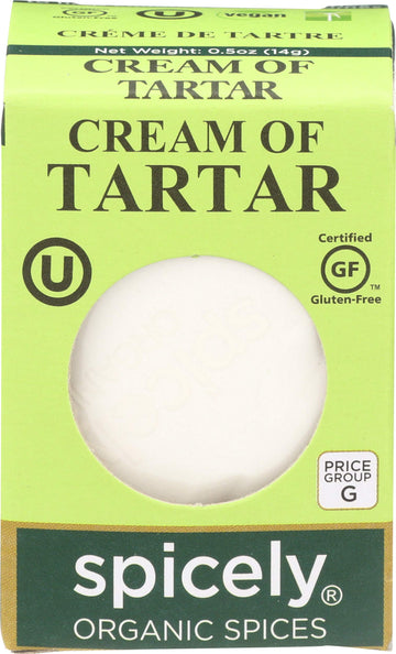 Spicely Cream Of Tartar (0.50 Oz Ecobox)