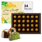 Fiorella Dubai Chocolate Truffles Gift Box, Milk Chocolate With Pistachio, Butter & Crispy Kataifi, 24-Piece Box, Christmas Chocolate Candy