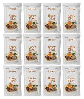 Salad Dressing 1.5 oz. Packet | Pack of 12 | (Fat Free Honey Dijon Mustard)