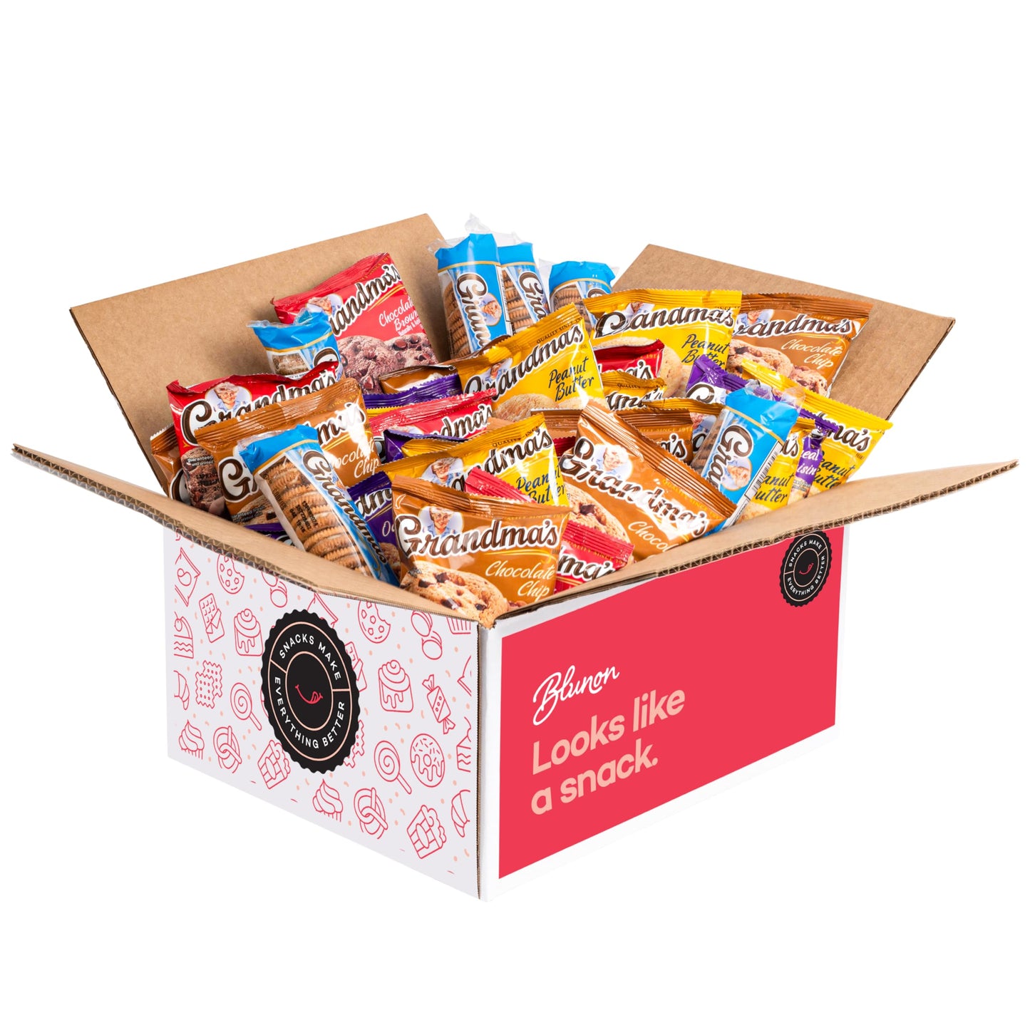 Grandma'S Cookies Variety Pack - Bulk Assortment Care Package Individually Wrapped - Mix Cookies Variety Pack Gift Box (32 Count