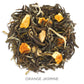 Tea Forte Orange Jasmine Organic Green Tea, Loose Tea Canister Makes 35-50 Cups, 3.53 Ounces