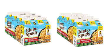 Idaho Spuds Premium Hashbrown Potatoes 4.2 oz, 8 Pack, Made from 100 Potatoes No Artificial Colors or Flavors NonGMO Certified G