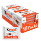 Kinder Chocolate, 18 Four Count Packs, Milk Chocolate Bar With Creamy Milky Filling, Individually Wrapped Candy, Stocking Stuffers For Kids, 1.8 Oz Each