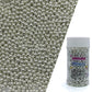 Edible Silver Pearl Sugar Sprinkles Candy 4mm Mini Pearls Cake Decorations Cupcake Toppers Cookie Decorating Perfect for Wedding