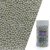 Edible Silver Pearl Sugar Sprinkles Candy 4mm Mini Pearls Cake Decorations Cupcake Toppers Cookie Decorating Perfect for Wedding