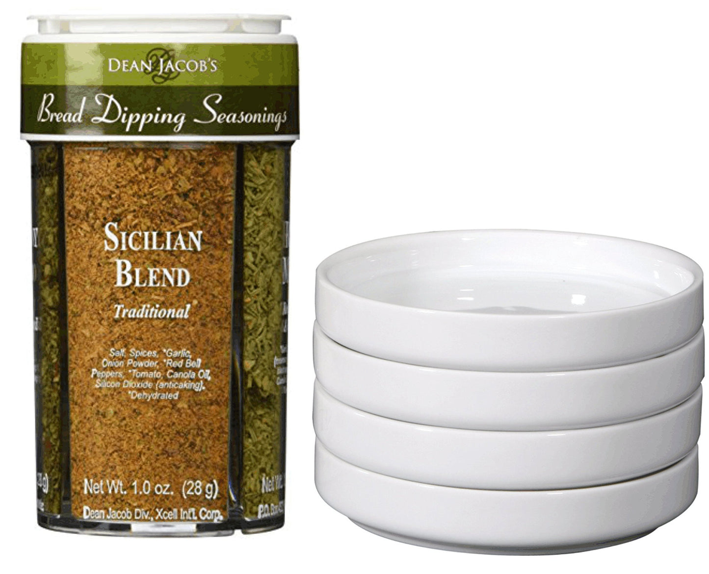 Dean Jacobs Porcelain 5 Piece Bread Dipping Set
