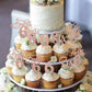 Rssta i Cupcake Toppers 30 Pack Rose Gold Glitter 6th Birthday Picks, Model XM202
