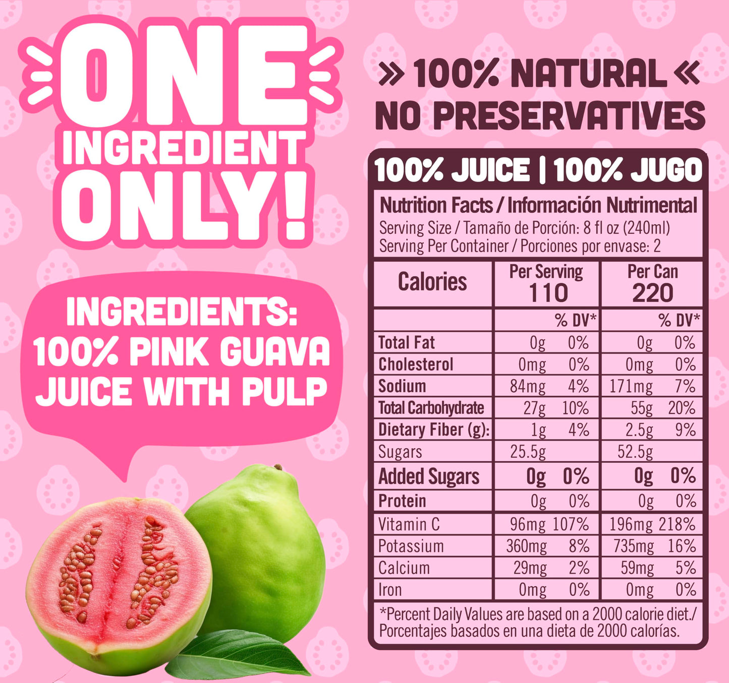 Nilo Guava Juice | 100% Squeezed Guayaba Pink Guava | No Sugar Added | Not From Concentrate | 16.57 Oz (Pack Of 12)