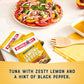 Bumble Bee Lemon & Pepper Seasoned Tuna, 2.5 Oz Pouches (Pack Of 12) - Ready To Eat - Wild Caught Tuna Pouch - 17G Protein Per Serving - Gluten Free