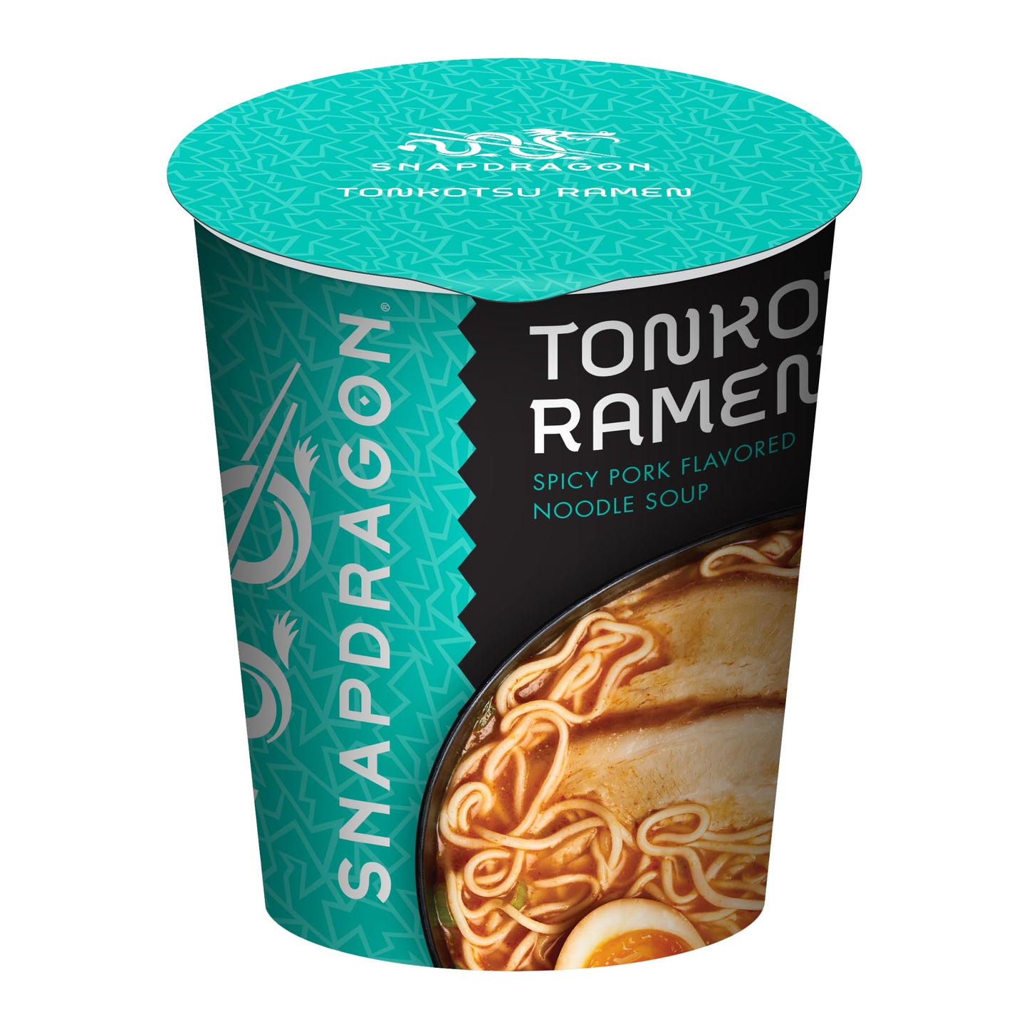 Snapdragon Spicy Tonkotsu Ramen Six Pack - Rich Pork Flavor Broth With Authentic Ramen Noodles; Kyushu Style, Includes Six 2.2 O