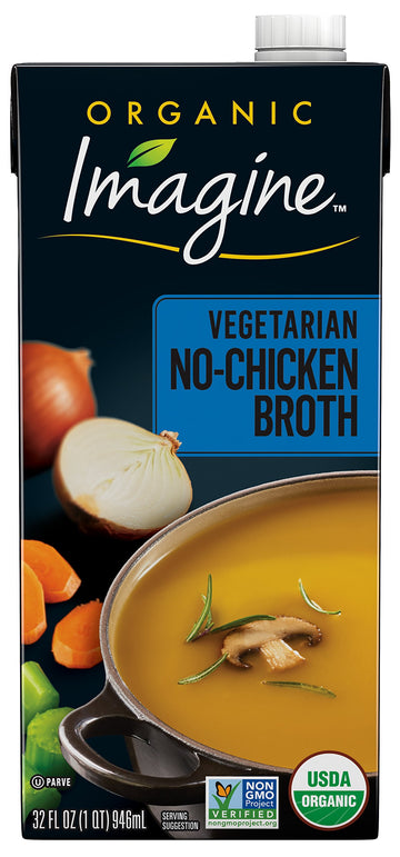 Imagine No Chicken Broth Organic 32 Oz