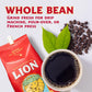Lion Coffee Toasted Coconut Flavored Light Roast Whole Bean Coffee, 24 Ounce Bag