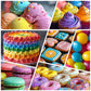 Food Coloring Powder - Ercorart 10 Vivid Colors Powder Food Dye, Highly Concentrated Flavorless Food Coloring For Baking, Frosti