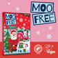 Moo Free Dairy Free Chocolate Advent Calendar, 100g, Pack of 3