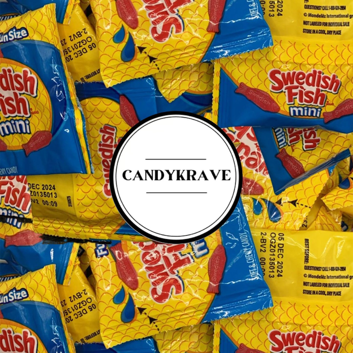 SwedishFish Soft & Chewy Red Fish Candy - Berry Flavor - 2 lbs Individually Wrapped Pack - Classic & Delicious Swedish Candy for